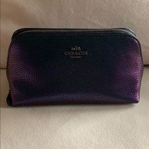 Authentic Coach cosmetic bag